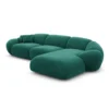 Samtstoff L-Form Sofa Solira – Bild 55
