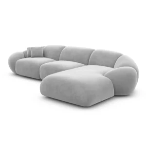 Samtstoff L-Form Sofa Solira
