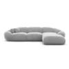 Samtstoff L-Form Sofa Solira – Bild 59
