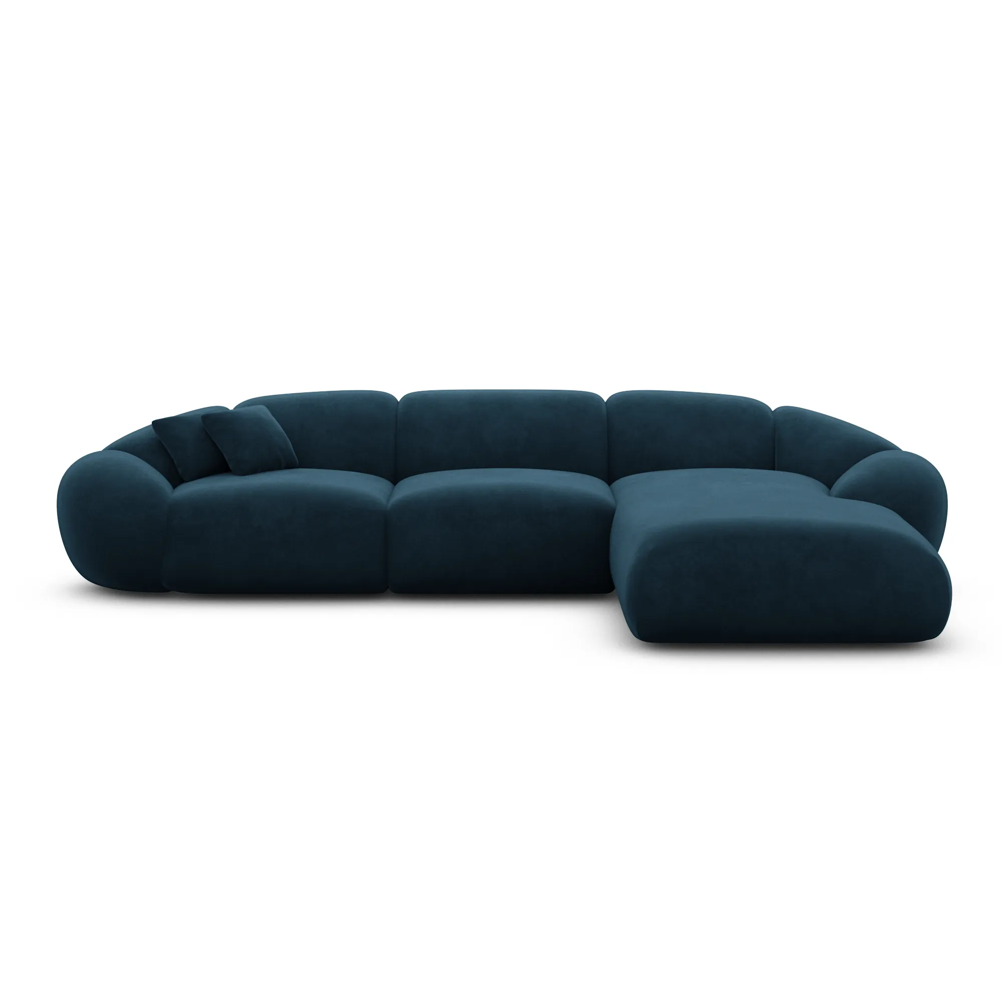 Samtstoff L-Form Sofa Solira – Bild 62