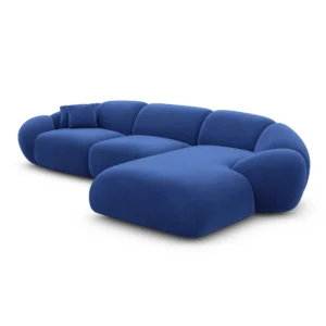 Samtstoff L-Form Sofa Solira