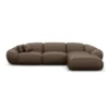 Echtleder L-Form Sofa Solira – Bild 54