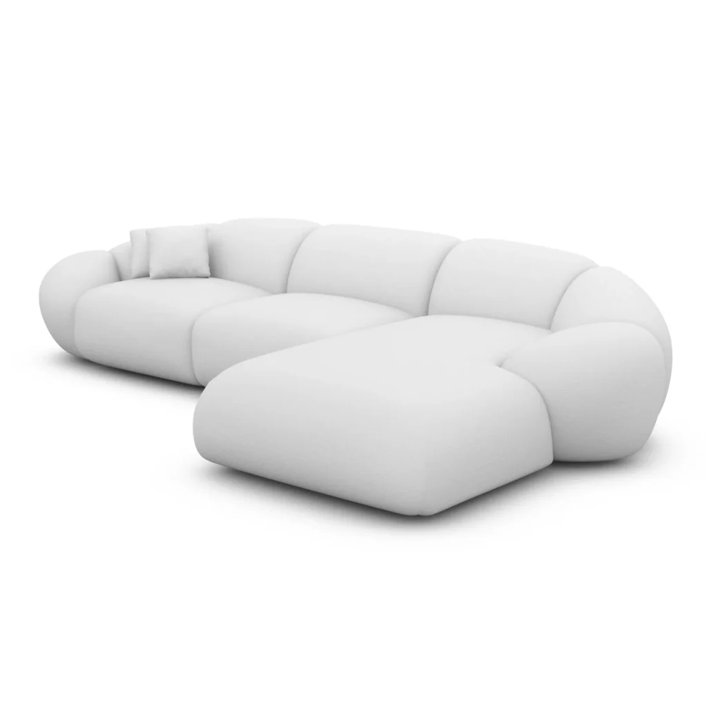 Echtleder L-Form Sofa Solira