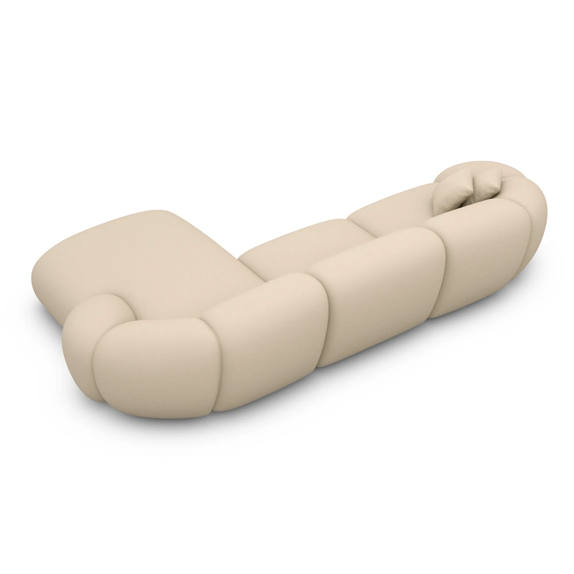 Kunstleder L-Form Sofa Solira – Bild 61