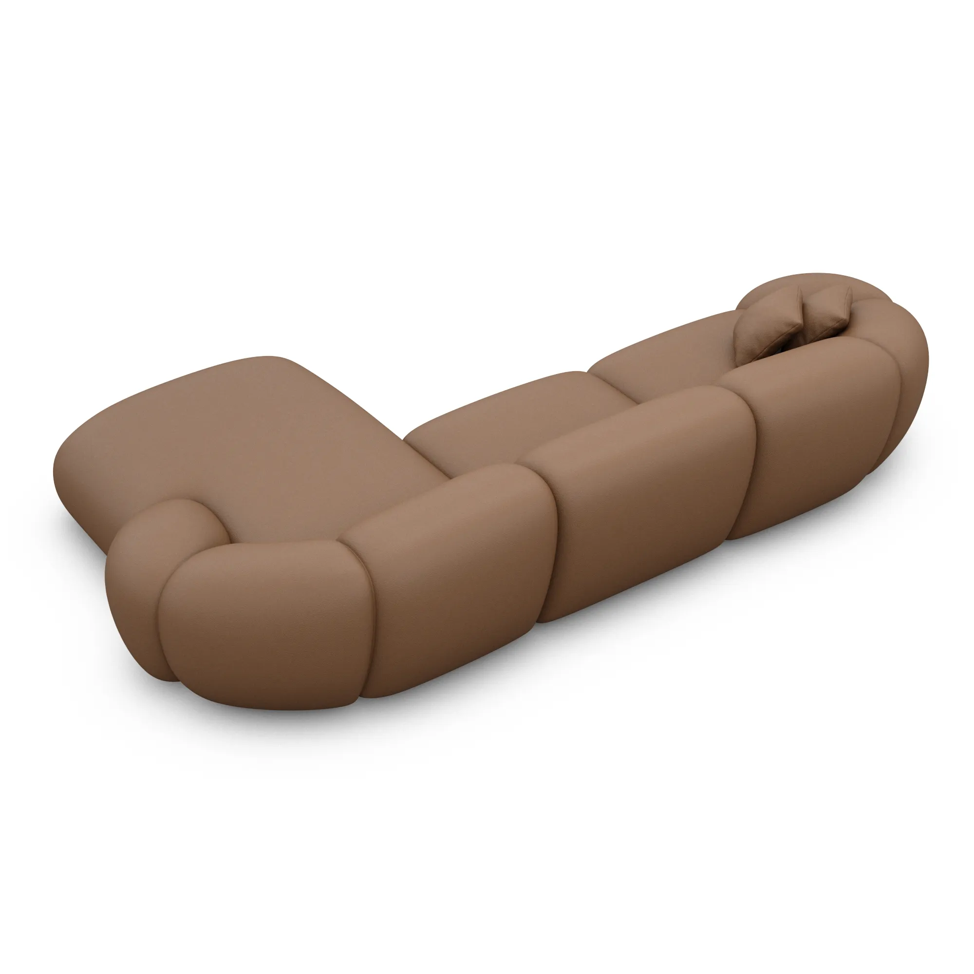 Kunstleder L-Form Sofa Solira – Bild 19