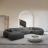 Bouclé U-Form XL Wohnlandschaft Solira – Bild 6