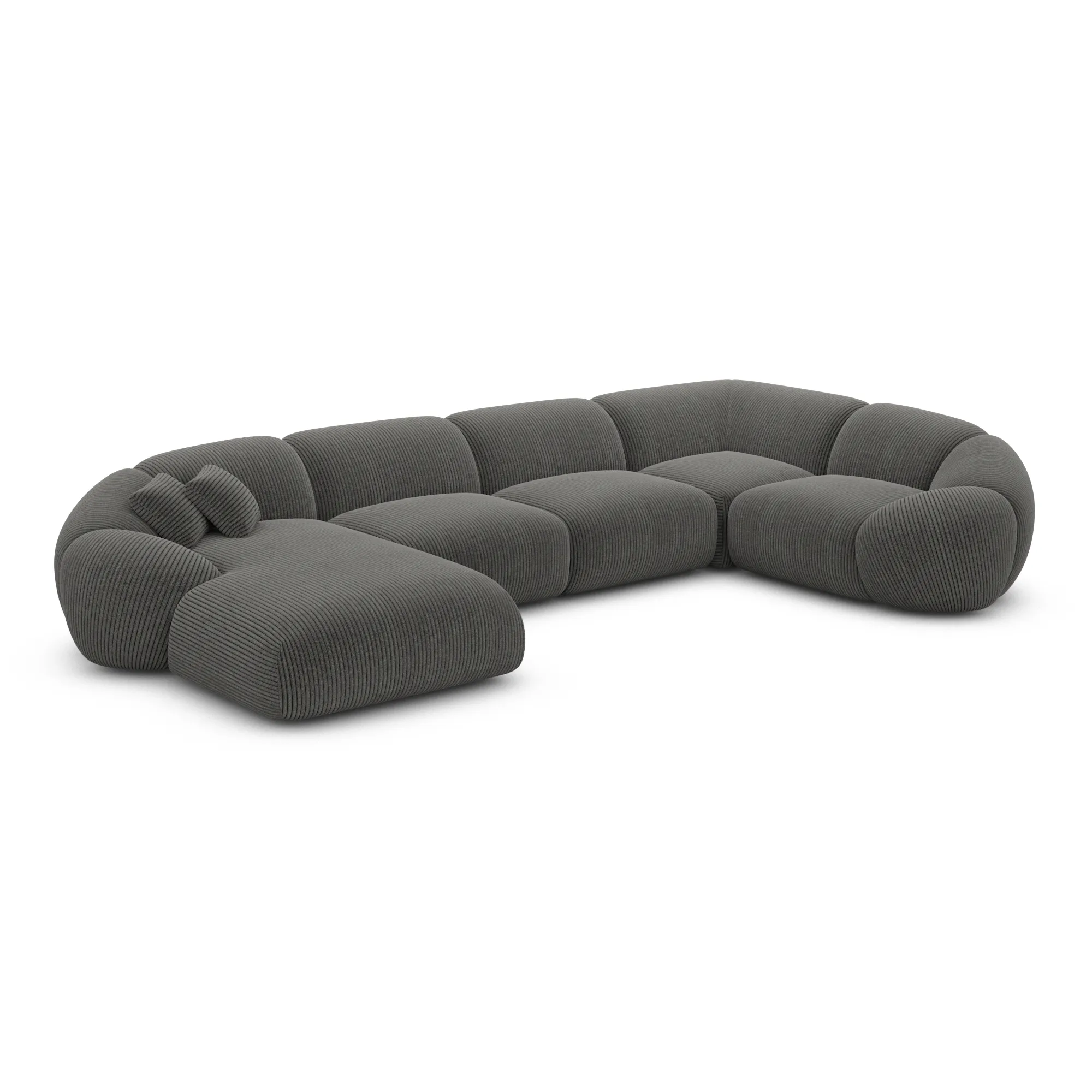 Cord U-Form XL Wohnlandschaft Solira – Bild 21