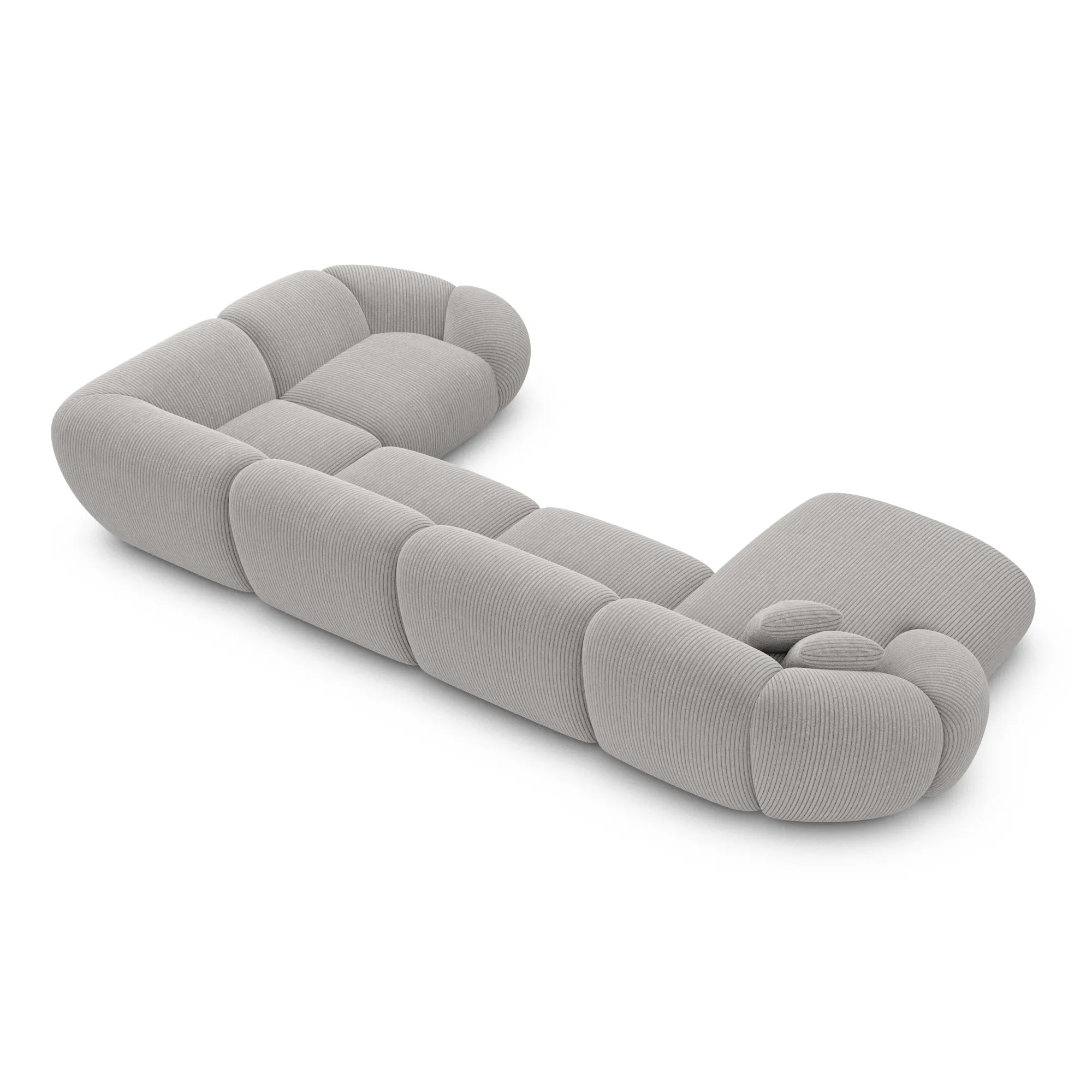 Cord U-Form XL Wohnlandschaft Solira – Bild 29