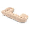 Samtstoff U-Form XL Wohnlandschaft Solira – Bild 78