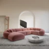 Samtstoff U-Form XL Wohnlandschaft Solira – Bild 8