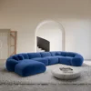 Samtstoff U-Form XL Wohnlandschaft Solira – Bild 9