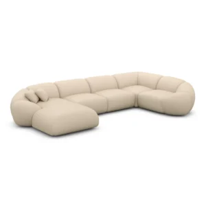 Echtleder U-Form XL Wohnlandschaft Solira