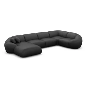 Echtleder U-Form XL Wohnlandschaft Solira