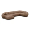 Echtleder U-Form XL Wohnlandschaft Solira – Bild 23