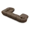Echtleder U-Form XL Wohnlandschaft Solira – Bild 31