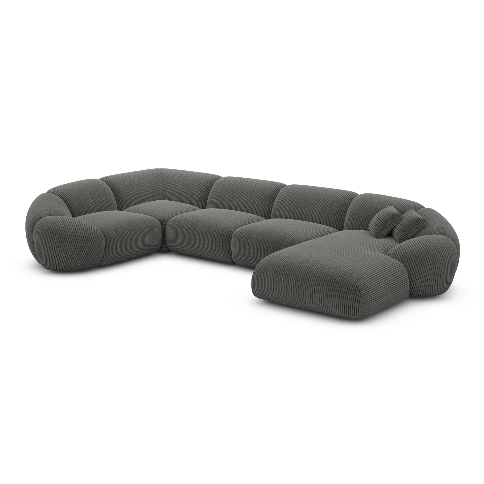 Cord U-Form XL Wohnlandschaft Solira – Bild 9