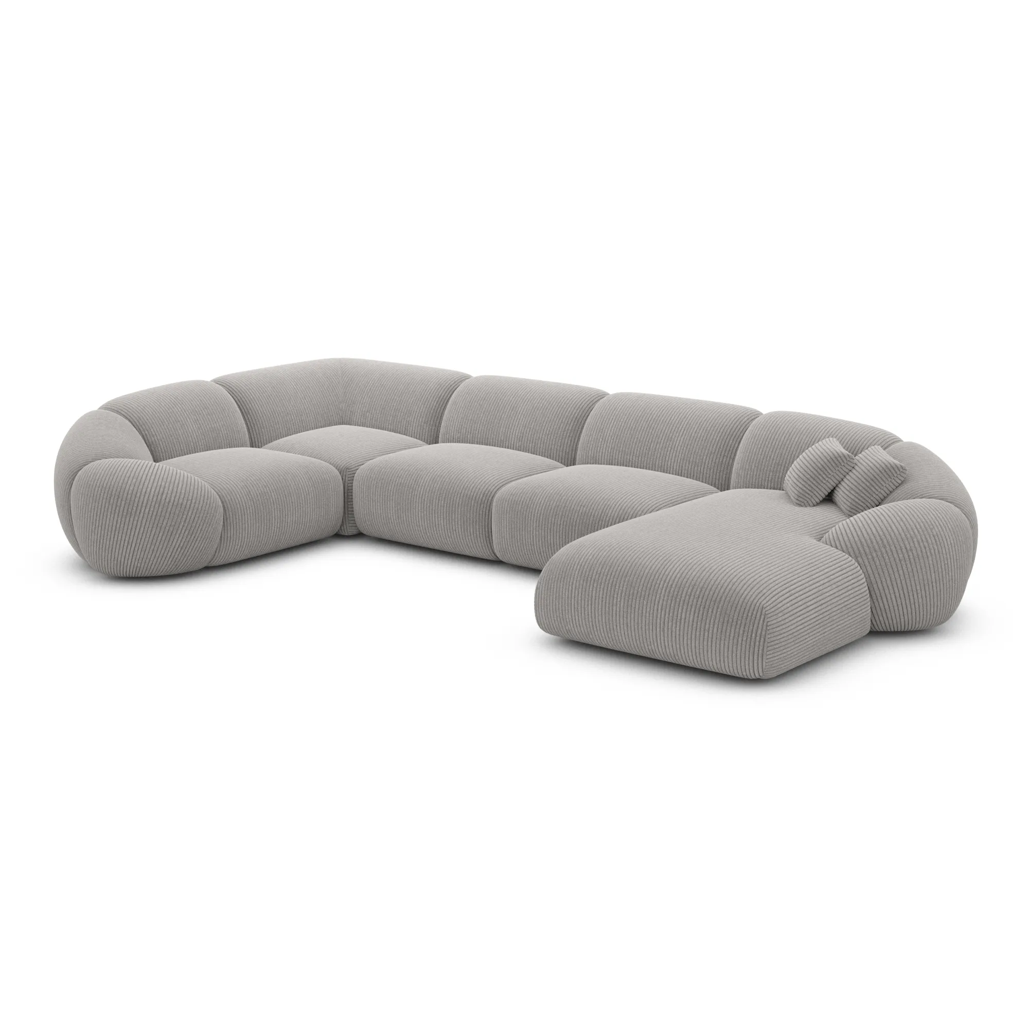 Cord U-Form XL Wohnlandschaft Solira – Bild 15