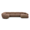 Strukturstoff U-Form XL Wohnlandschaft Solira – Bild 61