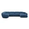 Strukturstoff U-Form XL Wohnlandschaft Solira – Bild 67