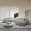 Strukturstoff U-Form XL Wohnlandschaft Solira – Bild 15