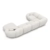 Strukturstoff U-Form XL Wohnlandschaft Solira – Bild 80