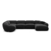 Samtstoff U-Form XL Wohnlandschaft Solira – Bild 44