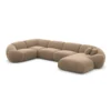 Samtstoff U-Form XL Wohnlandschaft Solira – Bild 46