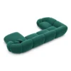 Samtstoff U-Form XL Wohnlandschaft Solira – Bild 57