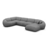 Echtleder U-Form XL Wohnlandschaft Solira – Bild 56