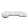 Kunstleder U-Form XL Wohnlandschaft Solira – Bild 33