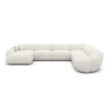 Bouclé U-Form XXL Wohnlandschaft Solira – Bild 11