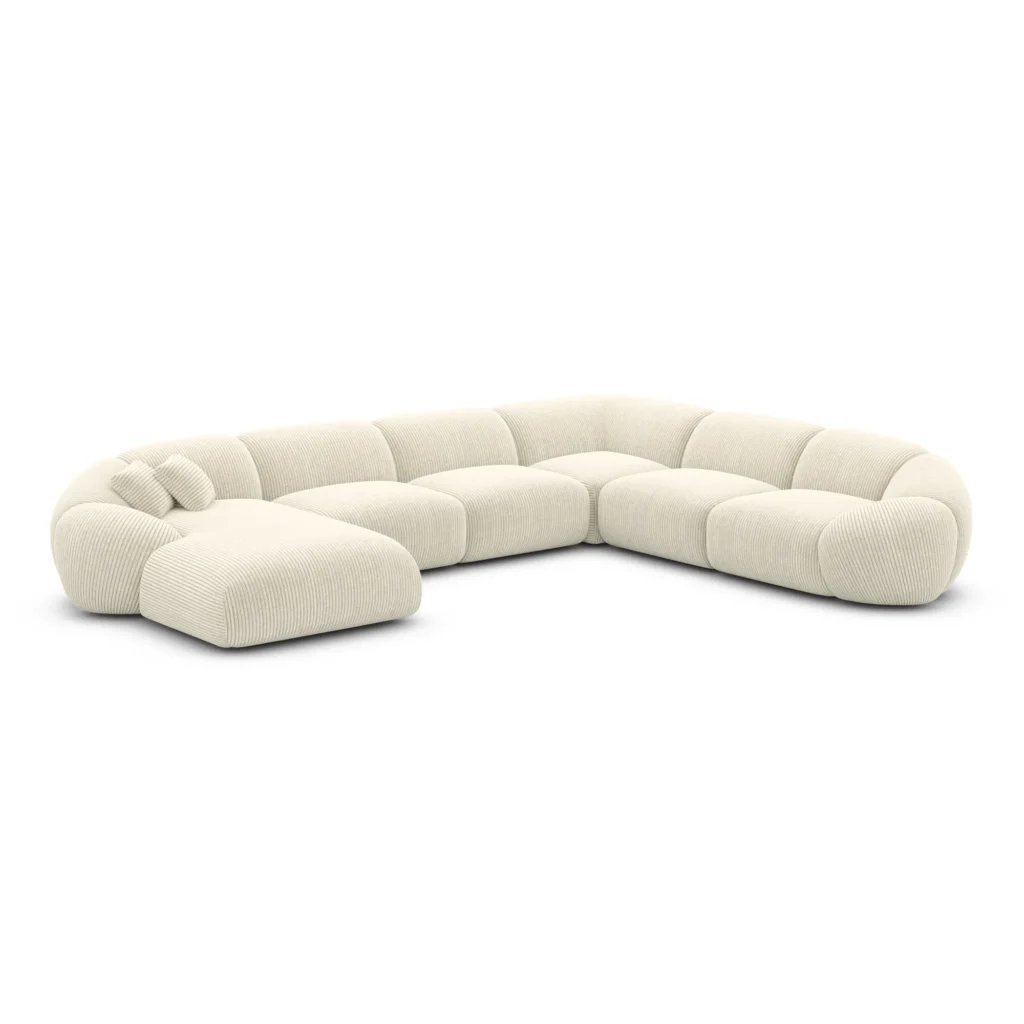 Cord U-Form XXL Wohnlandschaft Solira