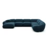Samtstoff U-Form XXL Wohnlandschaft Solira – Bild 68