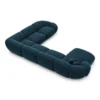 Samtstoff U-Form XXL Wohnlandschaft Solira – Bild 69