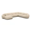 Echtleder U-Form XXL Wohnlandschaft Solira – Bild 35