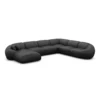 Echtleder U-Form XXL Wohnlandschaft Solira – Bild 38