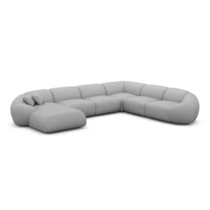 Echtleder U-Form XXL Wohnlandschaft Solira