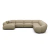 Kunstleder U-Form XXL Wohnlandschaft Solira – Bild 63