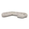 Bouclé U-Form XXL Wohnlandschaft Solira – Bild 16
