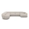 Bouclé U-Form XXL Wohnlandschaft Solira – Bild 17