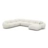 Bouclé U-Form XXL Wohnlandschaft Solira – Bild 19