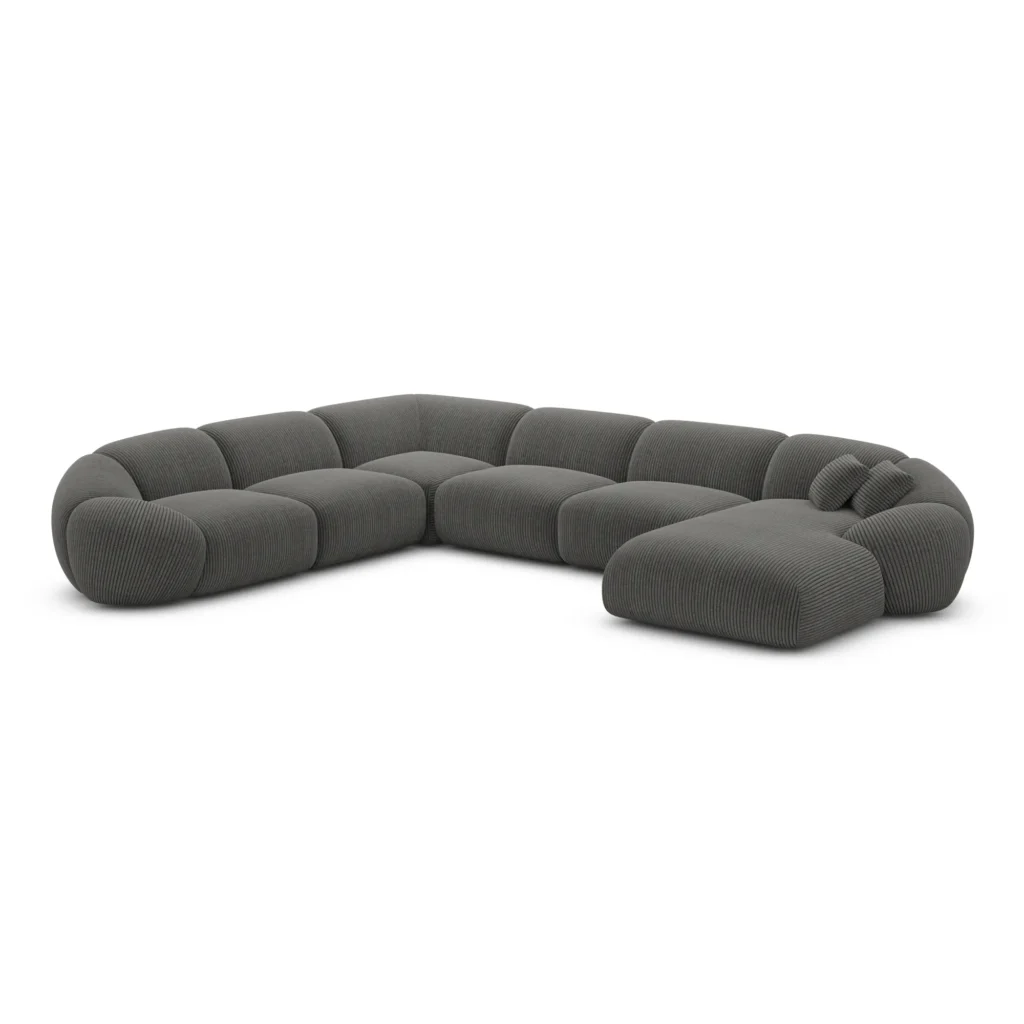 Cord U-Form XXL Wohnlandschaft Solira