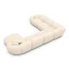 Strukturstoff U-Form XXL Wohnlandschaft Solira – Bild 23