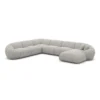 Strukturstoff U-Form XXL Wohnlandschaft Solira – Bild 33