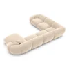 Samtstoff U-Form XXL Wohnlandschaft Solira – Bild 93