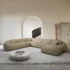Echtleder U-Form XXL Wohnlandschaft Solira – Bild 10