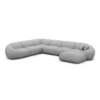 Echtleder U-Form XXL Wohnlandschaft Solira – Bild 29