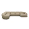 Kunstleder U-Form XXL Wohnlandschaft Solira – Bild 39