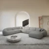 Kunstleder U-Form XXL Wohnlandschaft Solira – Bild 15