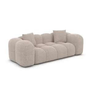 Strukturstoff 2-Sitzer Couch Valora